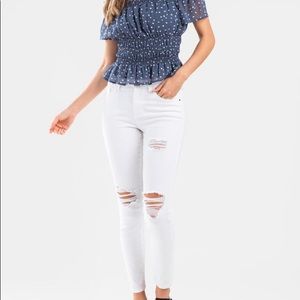 Harper Heritage distressed jeans